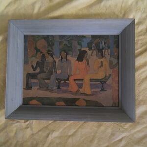 Paul Gaugin "Te Metete"              Andrew Kolb Frame